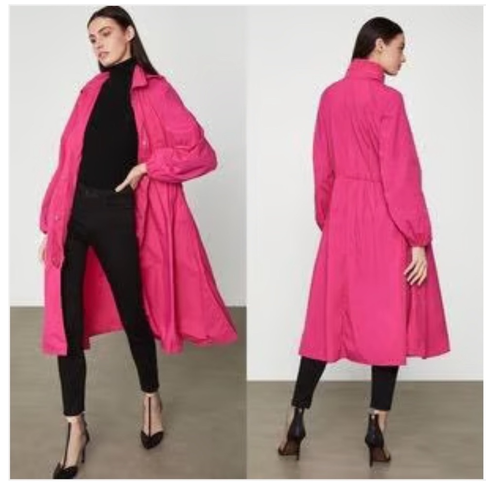 BCBGMaxAzria Juliette Parka Balloon Sleeves.